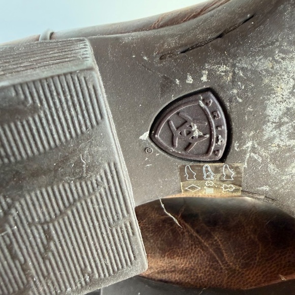 Ariat Heritage Western X-Toe Boots Women’s 7 B Brown Leather - Picture 8 of 10